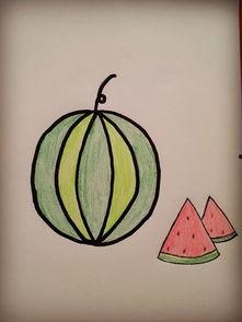 吃瓜小孩绘画,童真视角下的吃瓜奇遇记